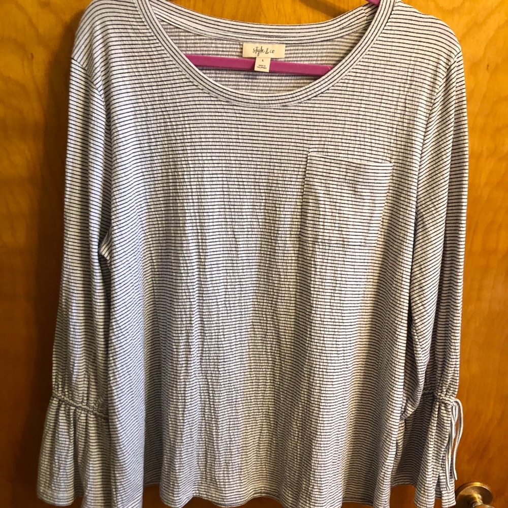 Style & Co long sleeve top.